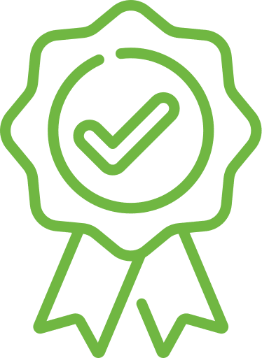 Icône de badge qualité.